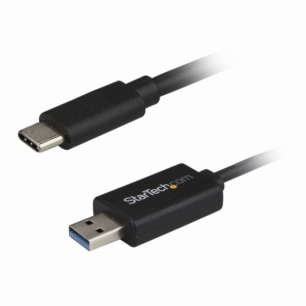 USB-C-USB-AデータリンクケーブルMac/Windows対応USBデータ転送ケーブルUSB3.0準拠