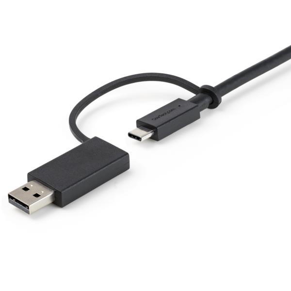 USBType-Cケーブル/1m/USB-C-USB-A変換アダプタ付き/USB-C-USB-C(10Gbps&100WPD対応)/USB-A-USB-C(5Gbps対応)/USB-C&USB-A対応ドッキングステーション用ケーブル