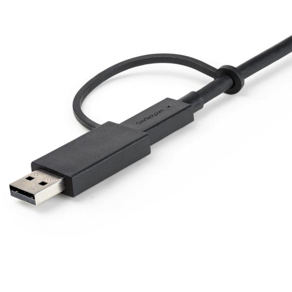 USBType-Cケーブル/1m/USB-C-USB-A変換アダプタ付き/USB-C-USB-C(10Gbps&100WPD対応)/USB-A-USB-C(5Gbps対応)/USB-C&USB-A対応ドッキングステーション用ケーブル