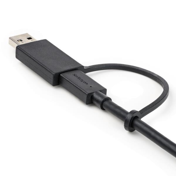 USBType-Cケーブル/1m/USB-C-USB-A変換アダプタ付き/USB-C-USB-C(10Gbps&100WPD対応)/USB-A-USB-C(5Gbps対応)/USB-C&USB-A対応ドッキングステーション用ケーブル
