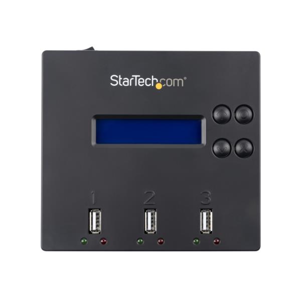 USBメモリデュプリケーター/1対2/独立型/PC不要/最大1.5GB/分/1回・3回上書き消去機能/LCD搭載