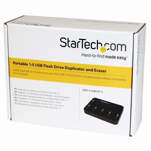 スタンドアローン型1対5USBメモリデュプリケーター(コピーマシン)最大1.5GB/sで複製ブラック