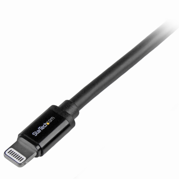2miPhone/iPod/iPad対応AppleLightning-USBケーブルAppleMFi認証取得ライトニング8ピン(オス)-USBA(オス)充電&同期用ケーブルブラック