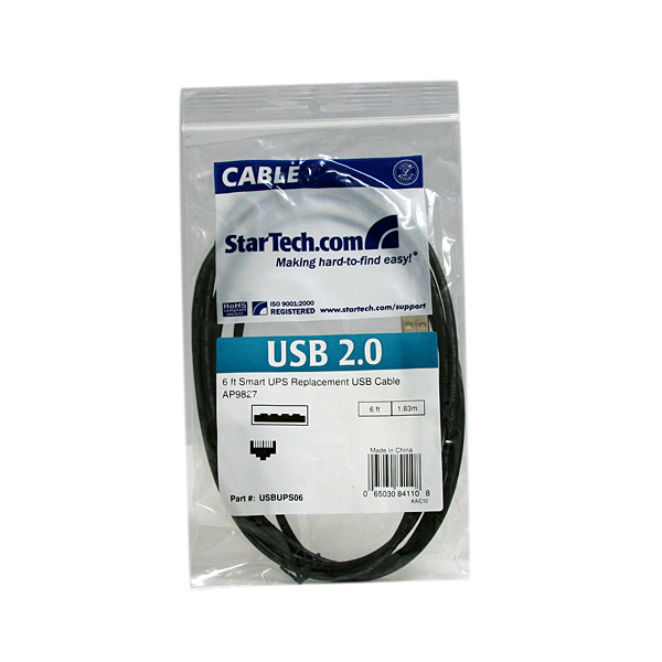 APCUPS専用USBケーブル1.8mUSBA(オス)-RJ-45(オス)AP9827代替ケーブル