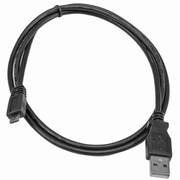 Micro USBケーブル　91cm　USB A (オス) - マイクロB (オス)