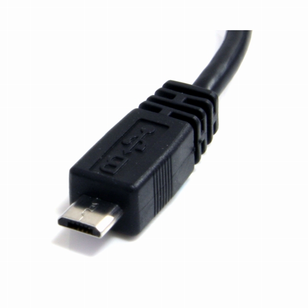 15cmmicroUSB2.0変換ケーブルアダプタUSBAオスーUSBmicro-BオスHighSpeedUSB2.0対応