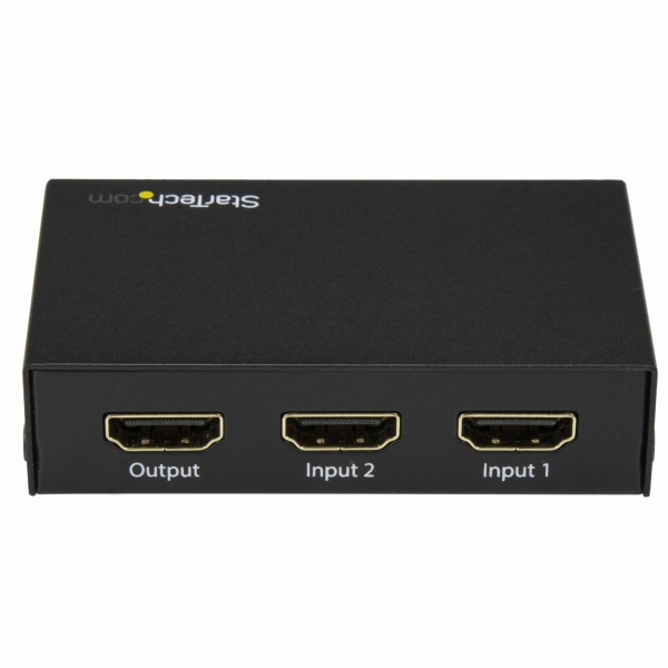 2入力1出力HDMIディスプレイ切替器/スイッチャ―/セレクターリモコン付属UltraHD4K/60Hz対応