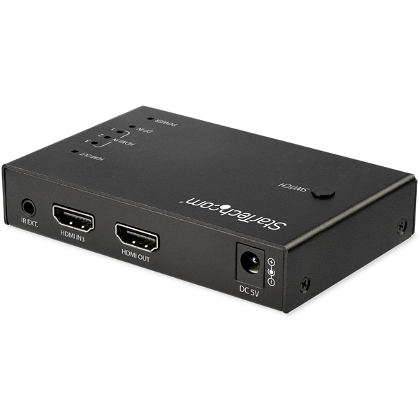 4入力1出力HDMIディスプレイ切替器セレクター3xHDMI/1xDisplayPort4K60Hz対応マルチポートHDMIスイッチ自動切替機能付き