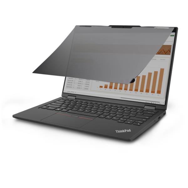 プライバシーフィルター/Lenovo X13 Yoga Gen 4用/タッチ・フリップ式/透過率75％/液晶保護フィルム