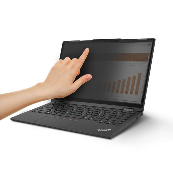プライバシーフィルター/Lenovo X13 Yoga Gen 4用/タッチ・フリップ式/透過率75％/液晶保護フィルム