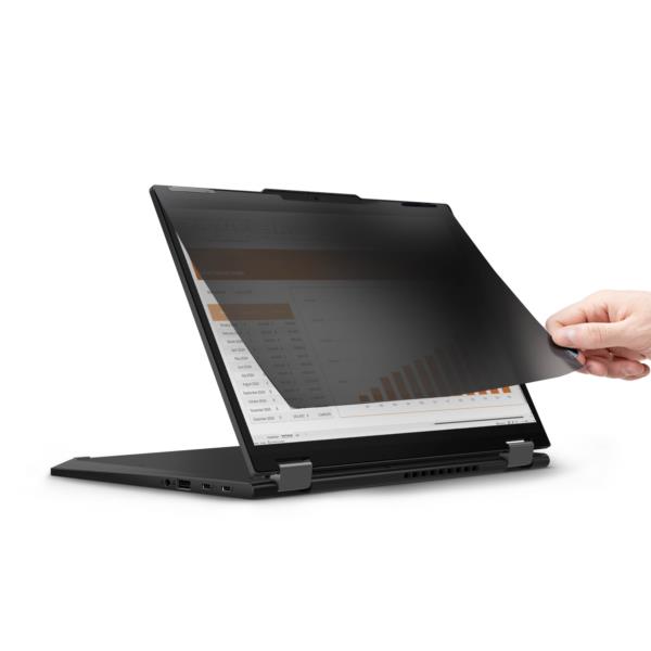 プライバシーフィルター/Lenovo X13 Yoga Gen 4用/タッチ・フリップ式/透過率75％/液晶保護フィルム