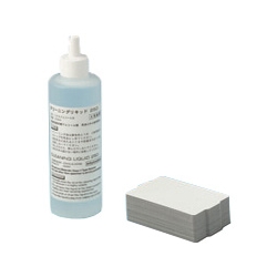 クリーニングキット（A)カード30枚+250mlボトル PVC厚手用