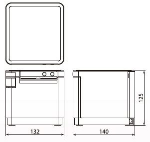 mC-Print3シリーズ ダイレクトラインサーマルプリンタ（ホワイト）