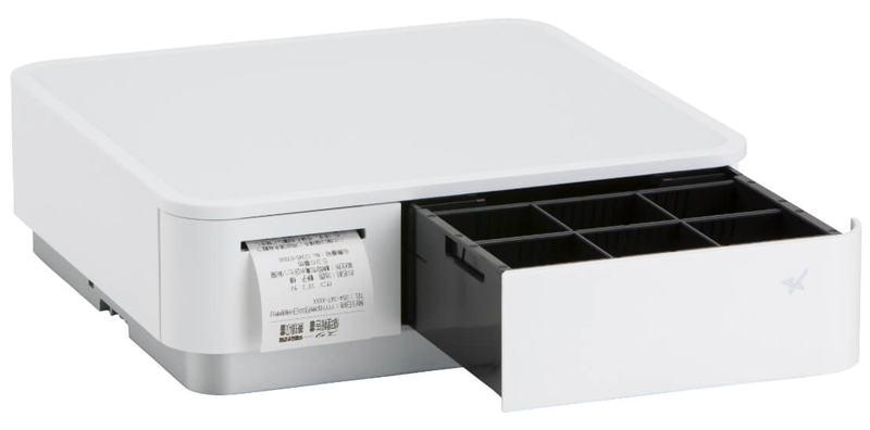 mPOPシリーズ POSステーション ホワイト Bluetooth/USB Type-A/Type-C