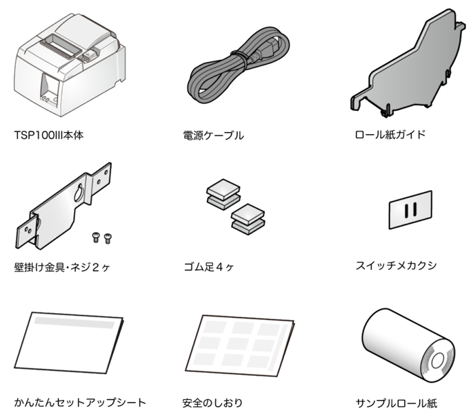 TSP100IIIシリーズ ダイレクトラインサーマルプリンター Bluetooth/ウルトラホワイト