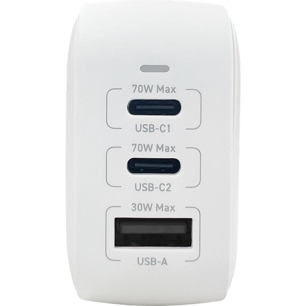 PD3.0対応 70W 2C1A USB急速充電器 白