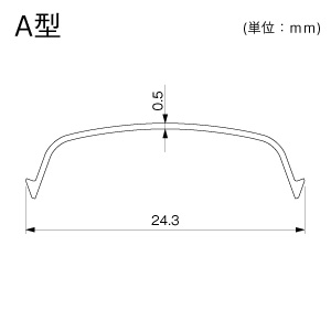 ケーブルパッチン A型 グレー