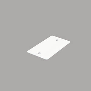 1個スイッチボックス用フタ ホワイト