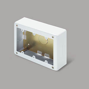 3個スイッチボックス 深型 ホワイト