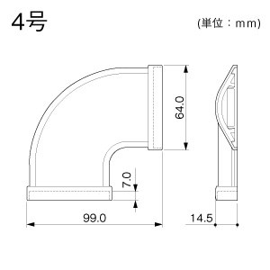 平面マガリ 4号 グレー