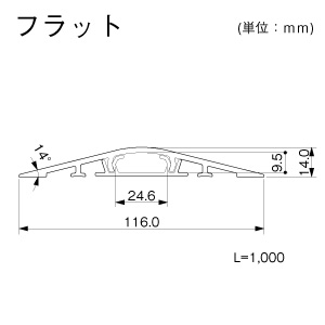 ガードマンII フラット 1m ベージュ