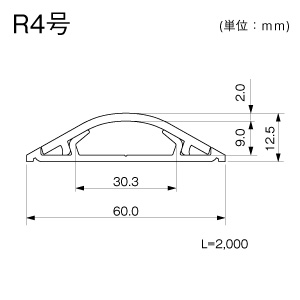 ガードマンII R 4号 2m チョコ