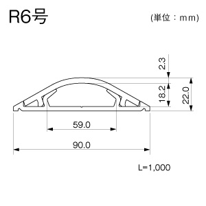 ガードマンII R 6号 1m ブラウン