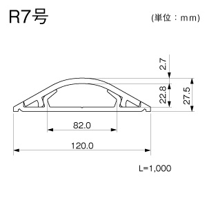 ガードマンII R 7号 1m ホワイト