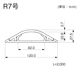 ガードマンII R 7号 2m チョコ
