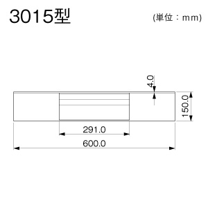 T型分岐 3015 グレー