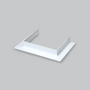 フランジ コ型 8号 ホワイト