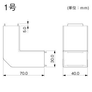 内外マガリ 1号 クリーム
