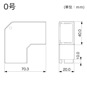 平面マガリ 0号 グレー