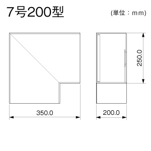 平面マガリ 7号200型 ミルキー