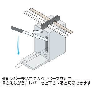 メタルモール切断機