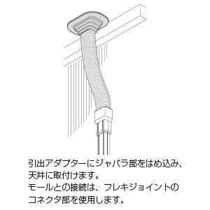 ニュー・エフモール フレキジョイント引出アダプター ミルキー