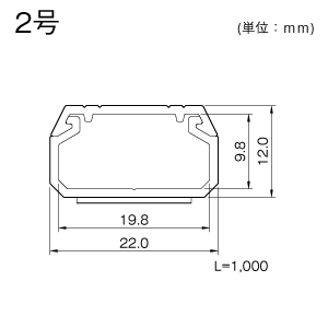 テープ付ニュー・エフモール 2号 ミルキー