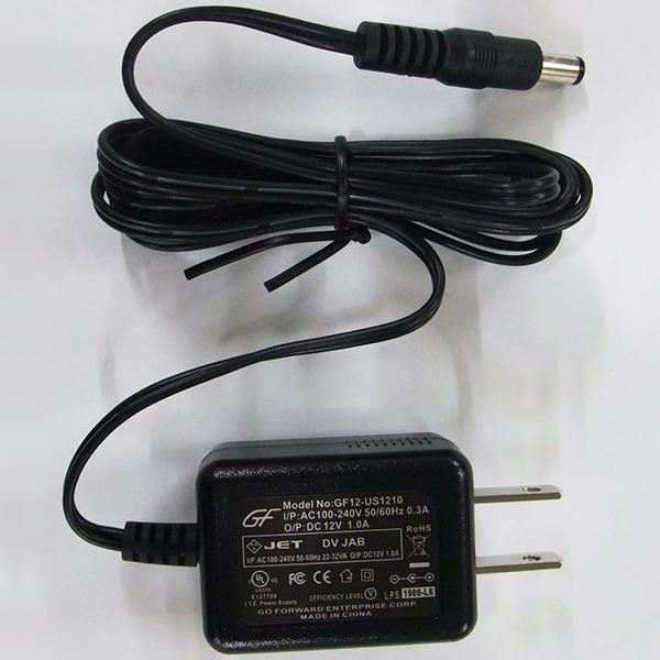 ACアダプタ 12V/1A