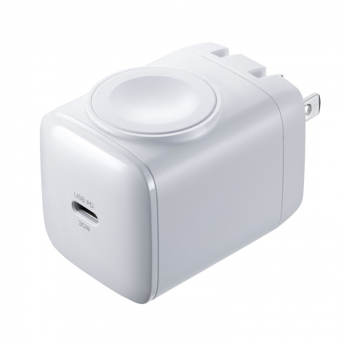 USB PD対応AC充電器（PD30W・Apple Watch充電）