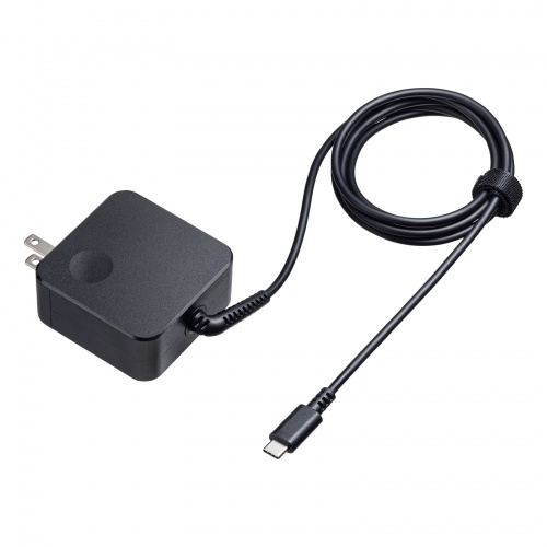 USB PD対応AC充電器（PD45W・Type-Cケーブル一体型）