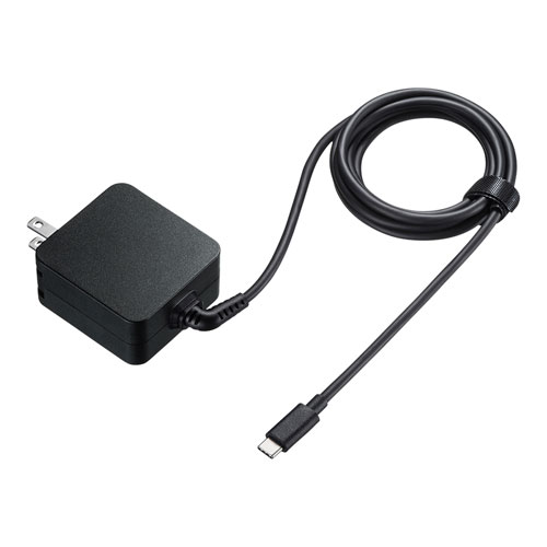 USB Power Delivery対応AC充電器（PD65W・Type-Cケーブル一体型）