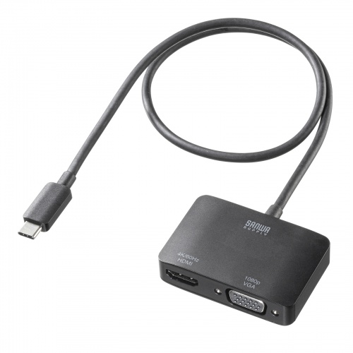USB Type C-HDMI+VGA変換アダプタ