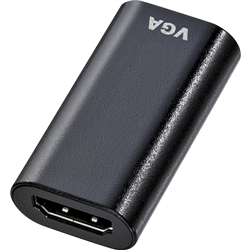 HDMI-VGA変換アダプタ（HDMI Aメス-VGAメス・ブラック）