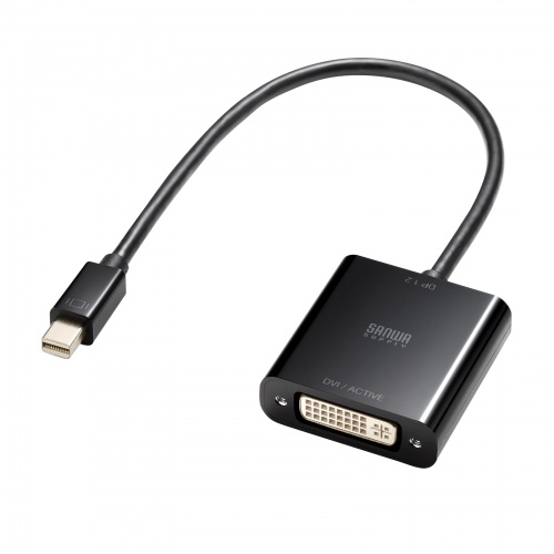 Mini DisplayPort-DVI変換アダプタ（Activeタイプ）