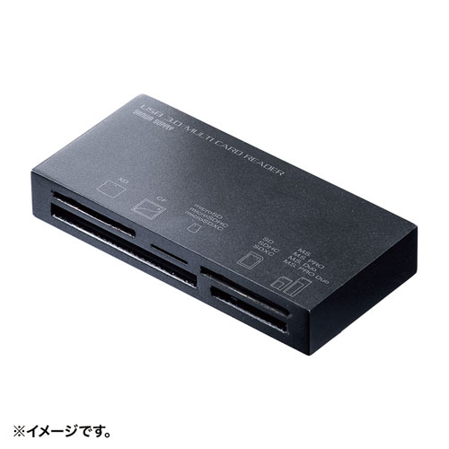 USB3.1 マルチカードリーダー（ブラック）