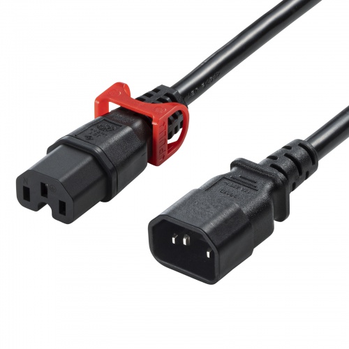 抜け防止ロック式電源コード ロックプラス（3m）