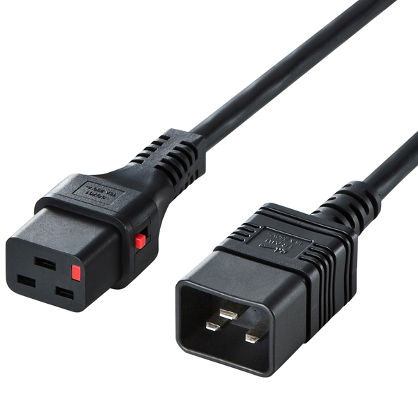 抜け防止ロック電源コード（2m）