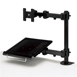 デュアルシステムアーム（ノートPC台）