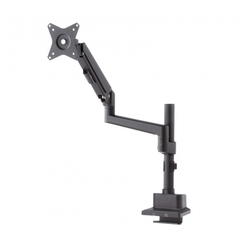 モニターアーム（ガススプリング式・支柱タイプ・ブラック）