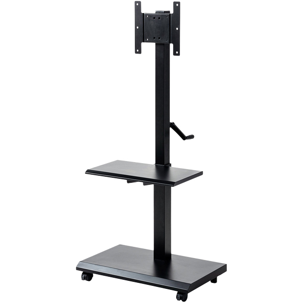 壁寄せ手動上下昇降液晶ディスプレイスタンド